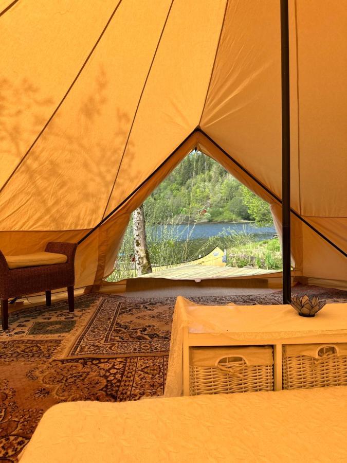 Glamping On Idyllic Lake, Paddle Boards & Rowboat Porsgrunn Luaran gambar