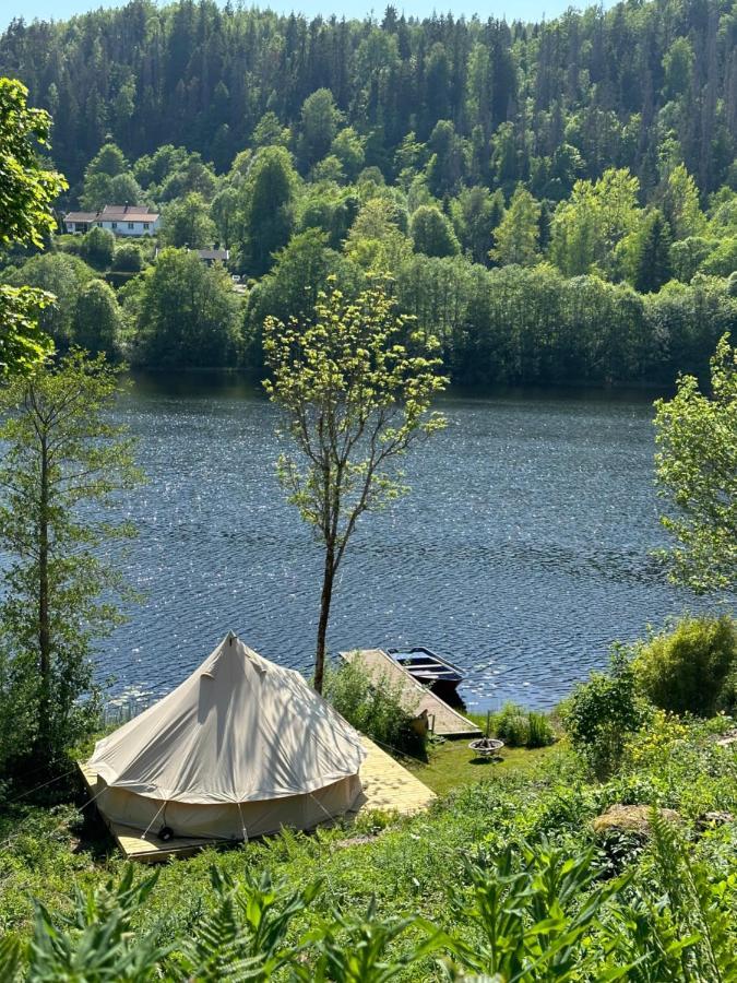 Glamping On Idyllic Lake, Paddle Boards & Rowboat Porsgrunn Luaran gambar