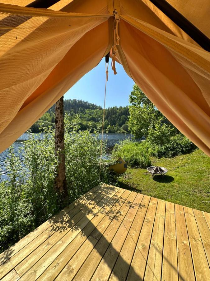 Glamping On Idyllic Lake, Paddle Boards & Rowboat Porsgrunn Luaran gambar