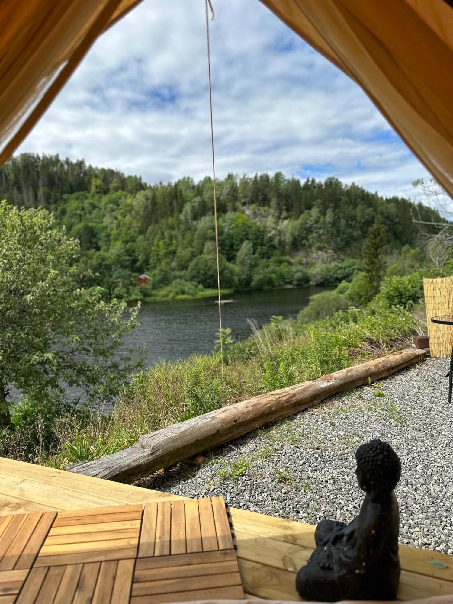 Glamping On Idyllic Lake, Paddle Boards & Rowboat Porsgrunn Luaran gambar